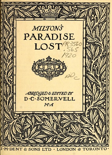 Milton's Paradise lost