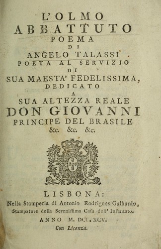 L'olmo abbattuto