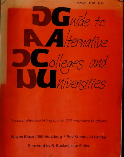 Guide to alternative colleges and universities
