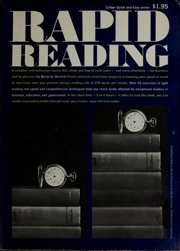 The Collier quick and easy guide to rapid reading