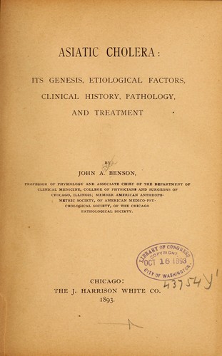 Asiatic cholera