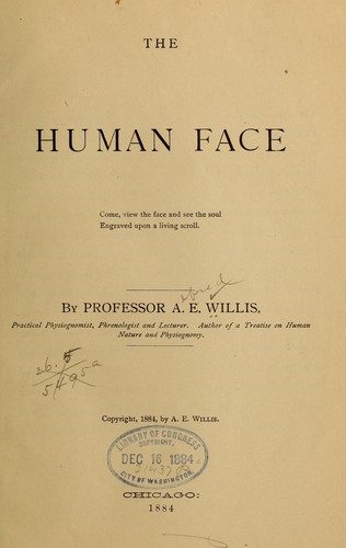 The human face ...