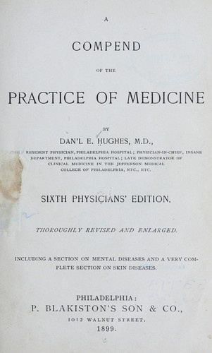 A compend of the practice of medicine