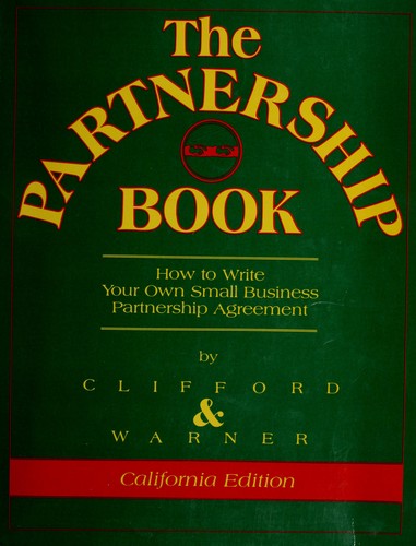The partnership book--California edition