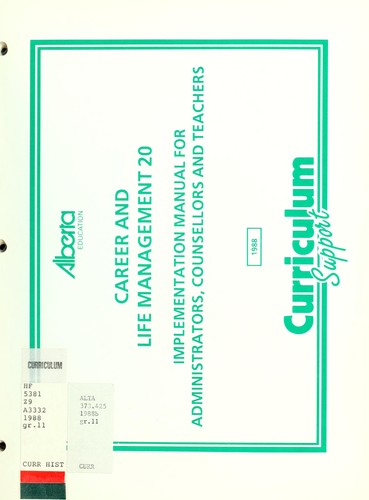 Career and life management 20