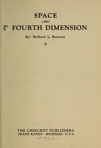 Space and the fourth dimension