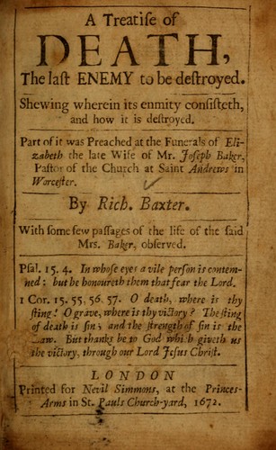 A treatise of death