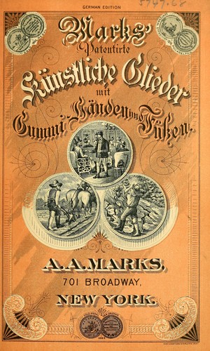 Abhandlung über A. A. Marks' künstliche Glieder