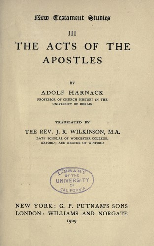 New Testament studies. III