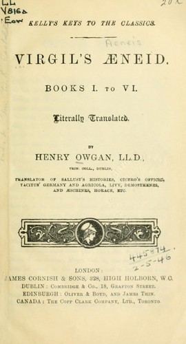 Aeneid, Books I. to VI