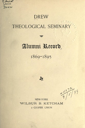 Alumni record, 1869-1895