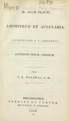 Amphitruo et Aulularia