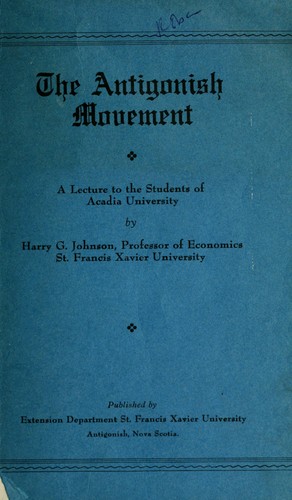 The Antigonish movement