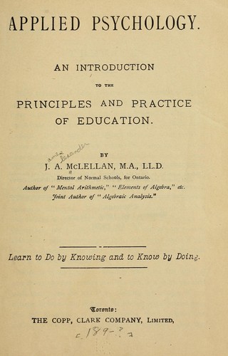 Applied psychology
