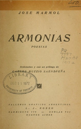 Armonías, poesías