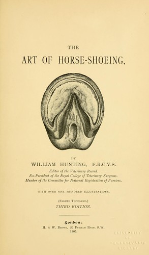 The art of horse-shoeing