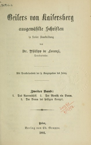 Ausgewählte Schriften