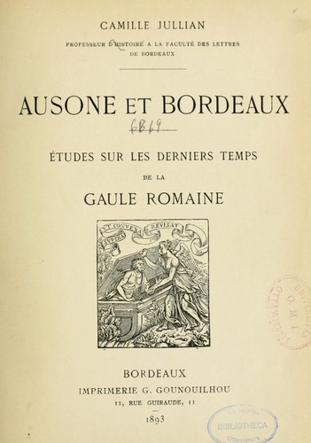 Ausone et Bordeaux