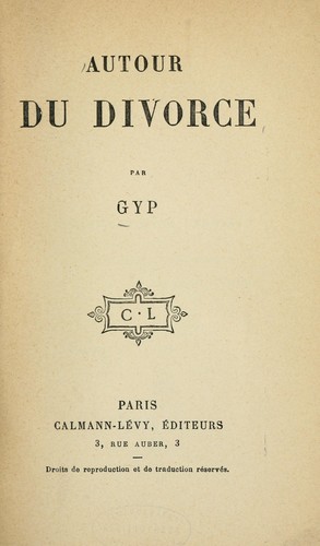 Autour du divorce