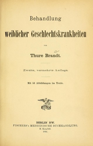 Behandlung weiblicher Geschlechtskrankheiten