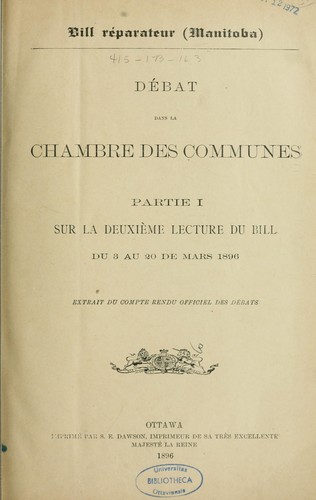 Bill réparateur (Manitoba)
