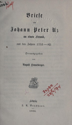 Briefe an einen Freund