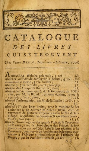 Catalogue des livres qui se trouvent a nantes