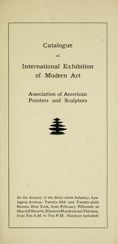 Catalogue of international exhibition of modern art