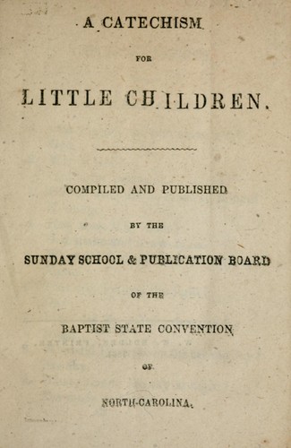 A catechism for little children