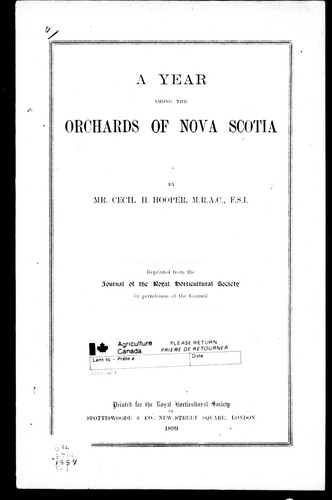 A year among the orchards of Nova Scotia