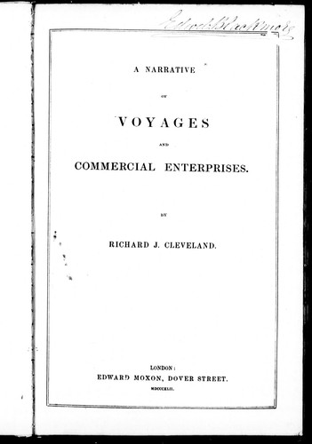 A narrative of voyages and commercial enterprises