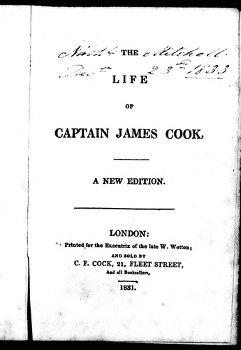 The life of Captain James Cook
