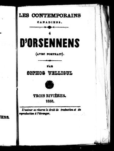 D'Orsennens