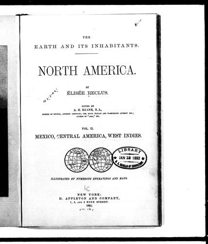 The earth and its inhabitants, North America