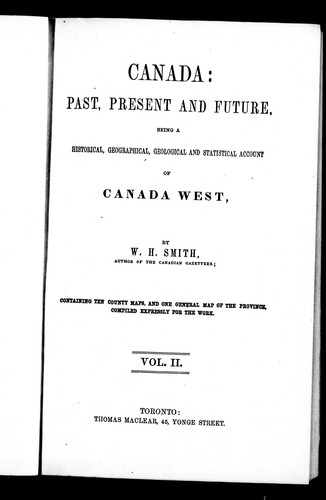 Canada: past, present and future