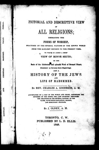 A pictorial and descriptive view of all religions