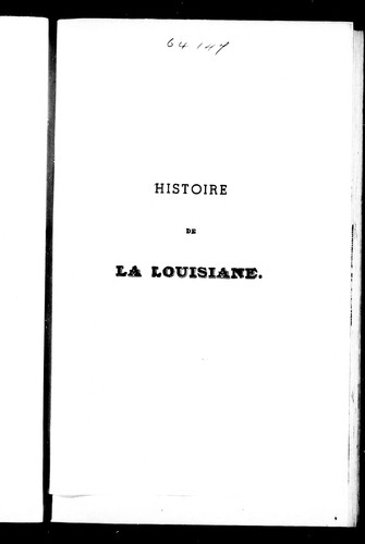 Histoire de la Louisiane