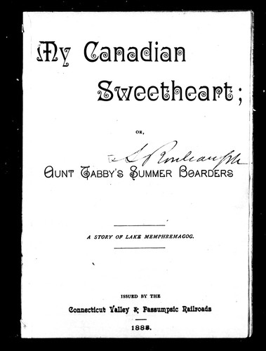My Canadian sweetheart, or, Aunt Tabby's summer boarders