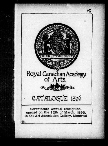 Catalogue 1896