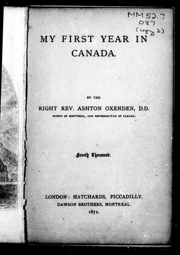 My first year in Canada