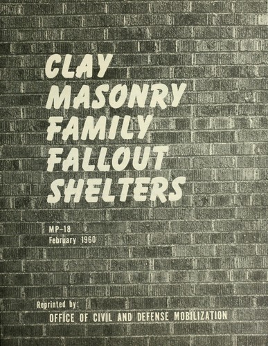 Clay masonry family fallout shelters