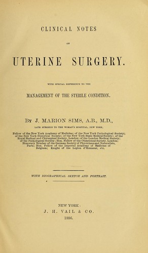 Clinical notes on uterine surgery