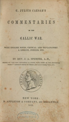 Commentaries on the Gallic War