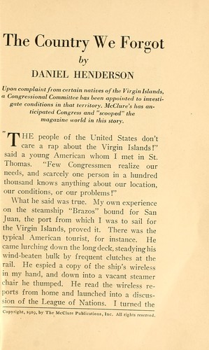 The country we forgot