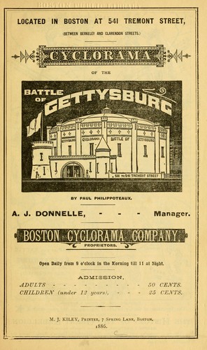 Cyclorama of the battle of Gettysburg by Paul Philippoteaux