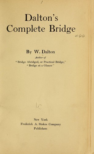 Dalton's complete bridge