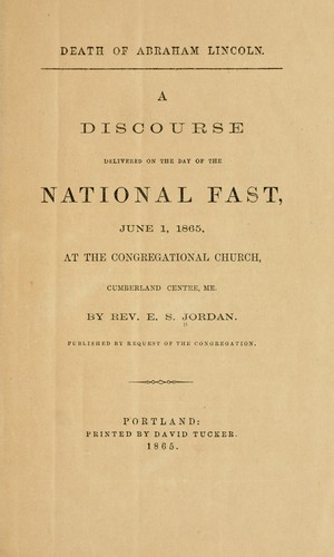 Death of Abraham Lincoln