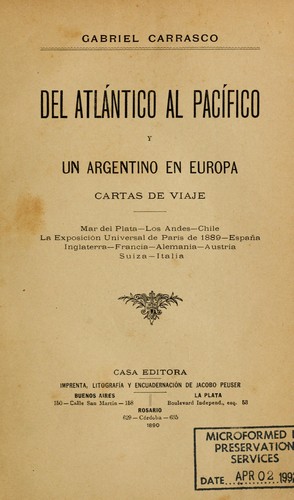 Del Atlantico al Pacífico y un argentino en Europa