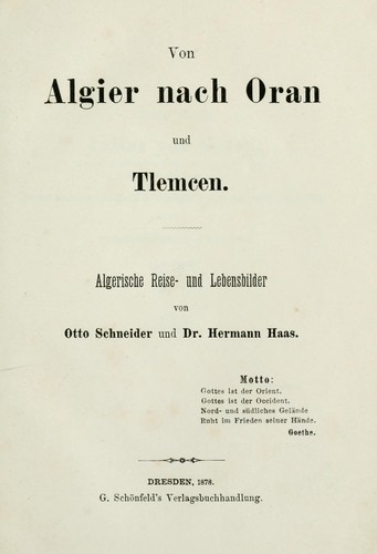 Der climatische Curort Algier