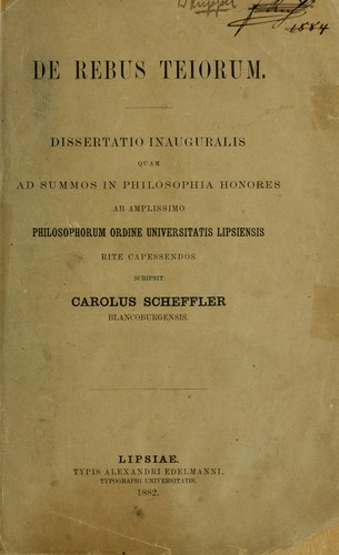 De rebus Teiorum